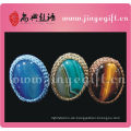 China Vintage-Schmuck handgefertigten Druzy Edelstein großen ovalen Ring